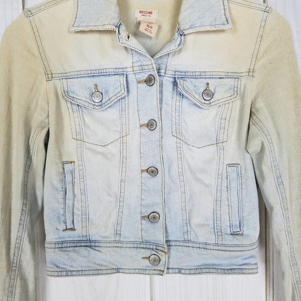 Mossimo Distressed Jean Jacket - Picture 3 of 8